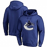 Men's Customized Vancouver Canucks Blue All Stitched Pullover Hoodie,baseball caps,new era cap wholesale,wholesale hats